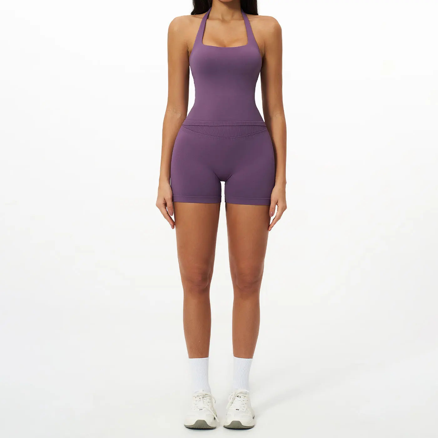 TENWOLF Women's 2-Piece Quick-Dry Activewear Set: Fitted Tank Tops and Shorts for Yoga and Fitness