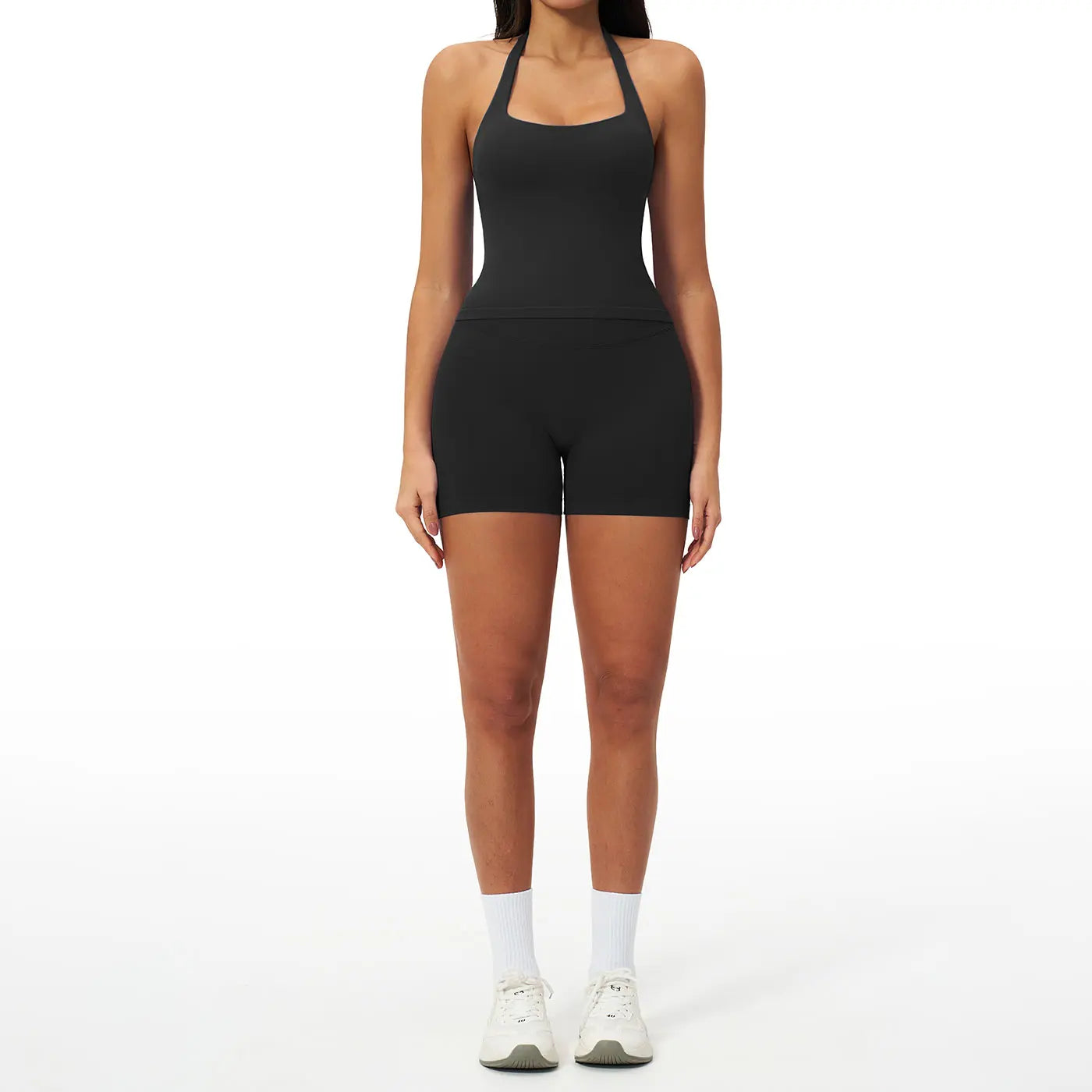 TENWOLF Women's 2-Piece Quick-Dry Activewear Set: Fitted Tank Tops and Shorts for Yoga and Fitness